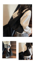Women's Suede Shoulder Bag Floral Cutout Large Casual Handbags 2 in 1 Purses
