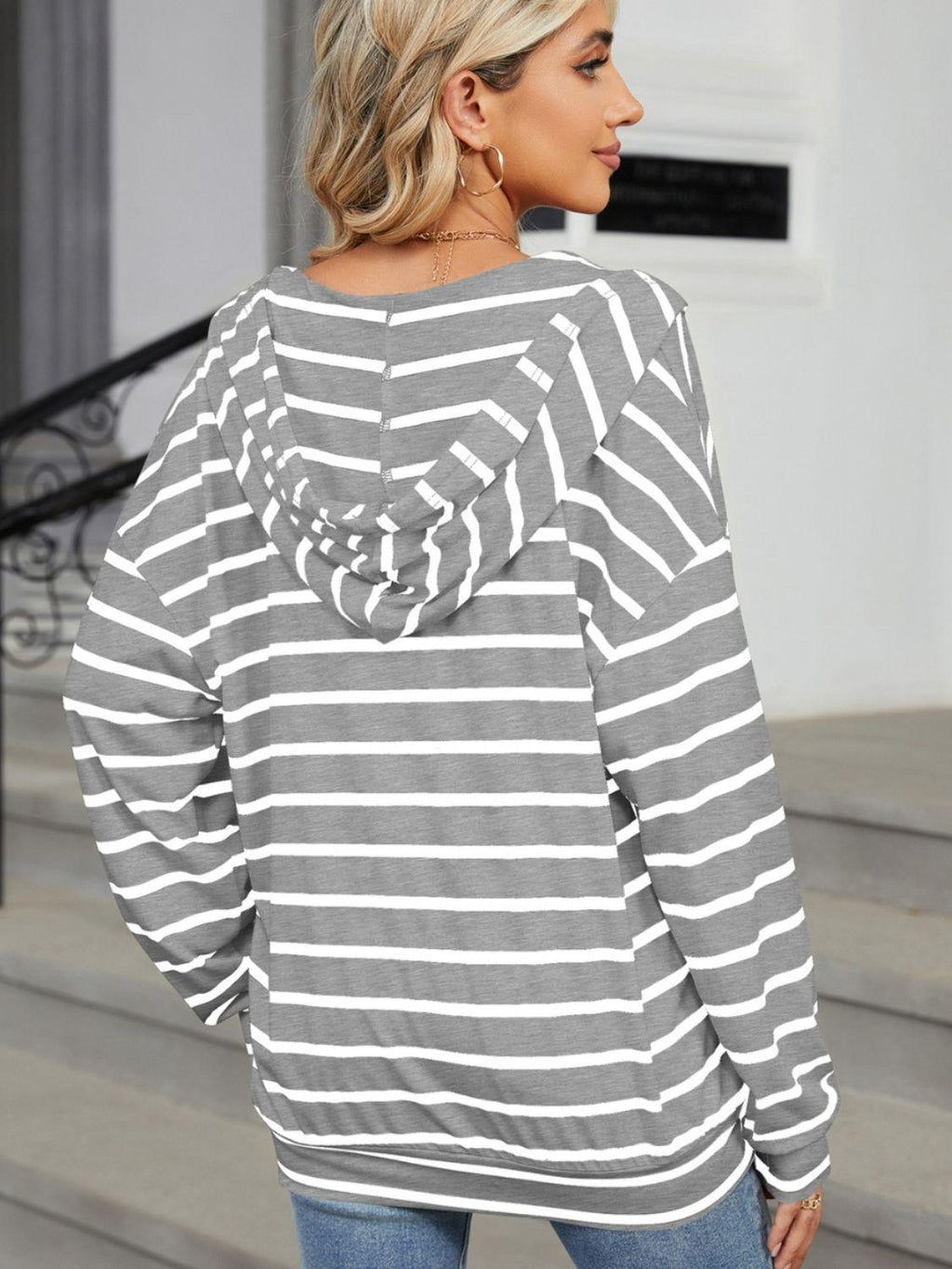 Drawstring Striped Long Sleeve Hoodie 2a7b4fe1-130e-4396-b402-dcfc16cf7991-Max_d0741431-a951-446a-8ad5-eb754f35a054 Trendsi