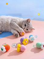 Interactive Flower-Shaped Squeaky Pet Toy