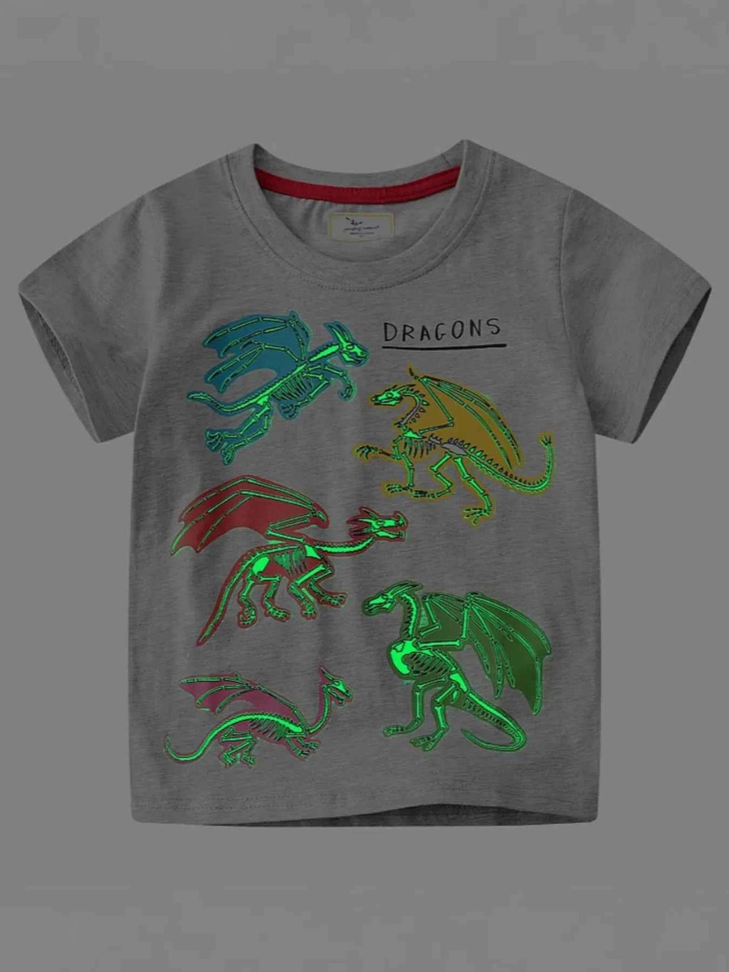 Children's Dinosaur Crew Neck Short Sleeve T-Shirt 2aaffe4a-0fac-4095-9374-862d4958b3e6-Max-Origin Trendsi