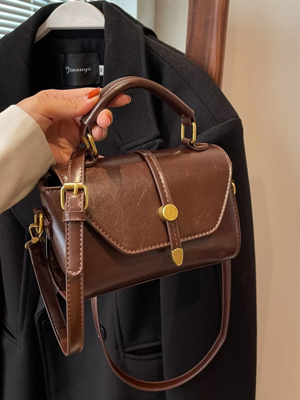 Womens Crossbody Bag Pu Leather Top Handle Handbag 2abc181a53fa4ffda0c52d79c04ef843-Max-Origin Trendsi