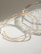 18K gold-plated Necklace Stainless Steel Jack&Din Inlaid Zircon Round Chocker 2b449755-7019-4430-a601-bb34c66429db-Max Trendsi