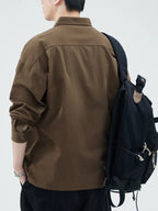Men's Button Up Shirt Long Sleeve Casual Top with Front Pockets 2b4ac559-fc84-4d41-822a-b4d15a1de1ae-Max-Origin Trendsi
