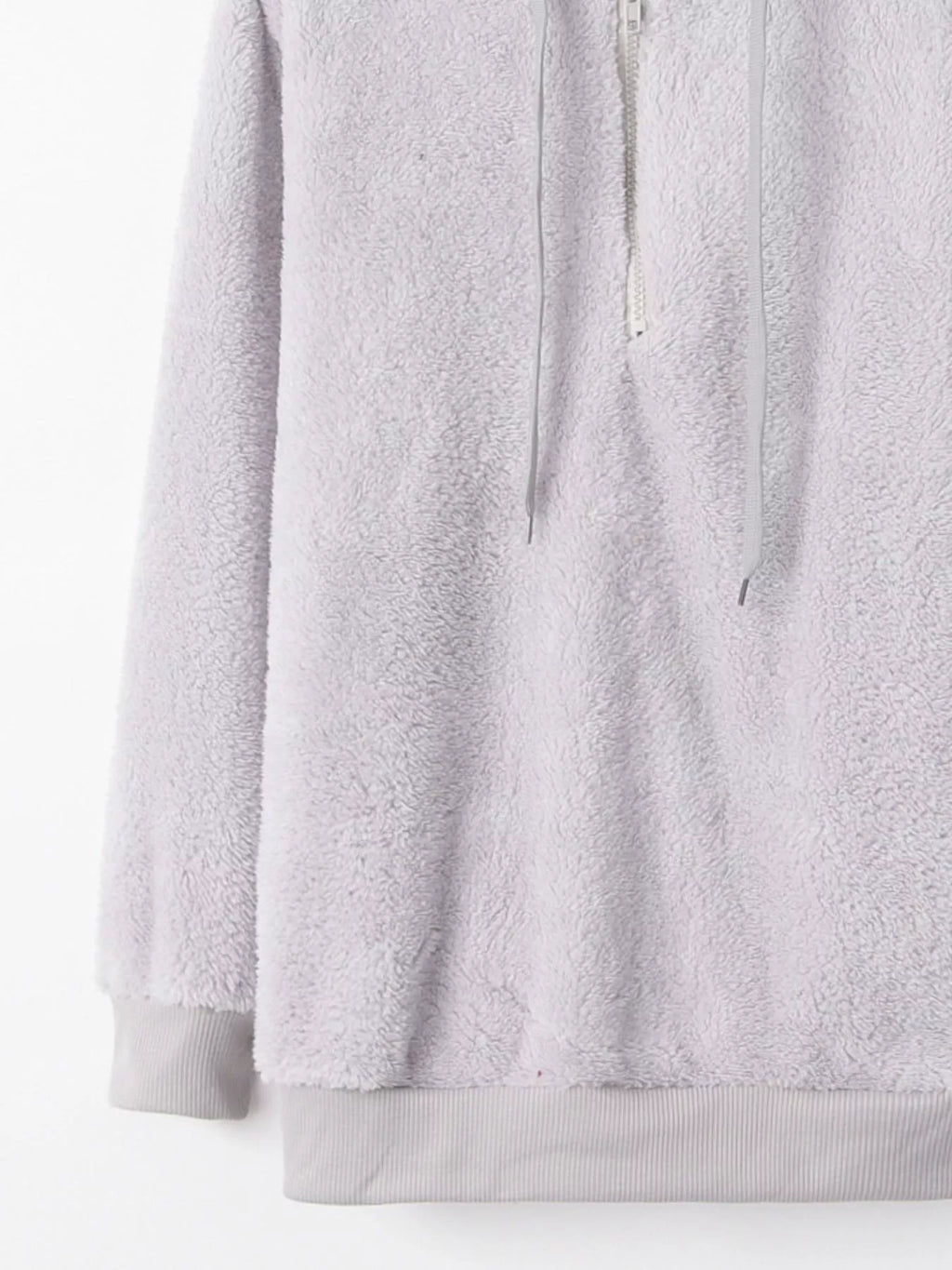 Womens Fleece Hoodie Half Zip Drawstring Hood Soft Top S-4XL 2bae309f-f76c-487b-a11d-1242e6274f1f-Max-Origin Trendsi