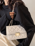 Quilted Chain Strap Mini Crossbody Bag