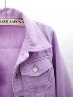 Cropped Denim Jacket Women's Half Sleeve Flap Pockets Plus Sizes S-5XL 2bd90432-0ec9-4c44-b798-62568814640e-Max Trendsi
