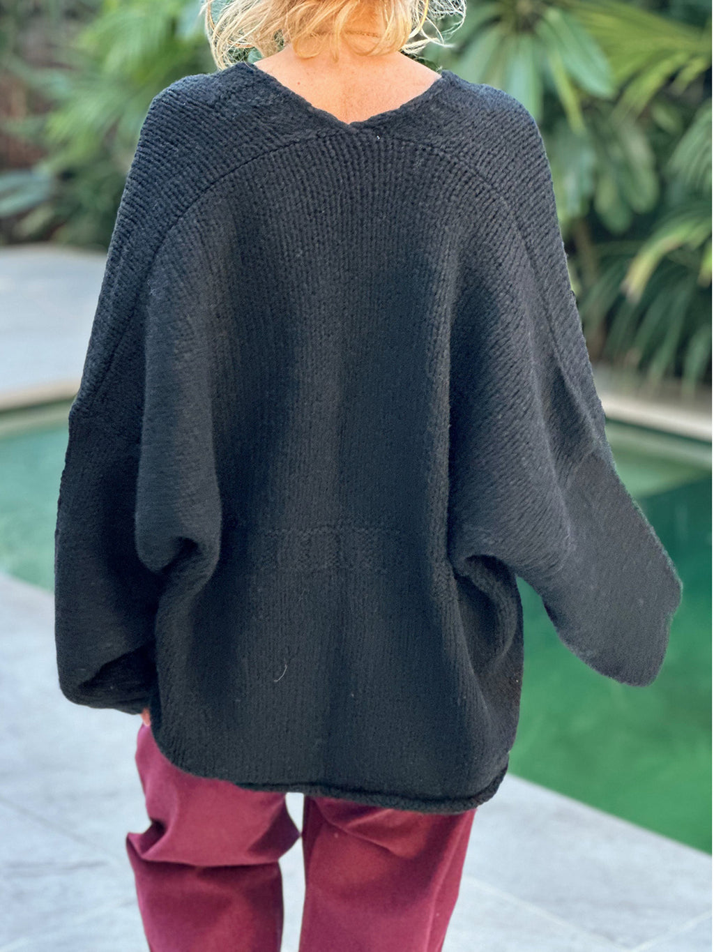 Women Cardigan Soft Acrylic Pocketed V-Neck Loose Button Up Long Sleeve 2bdb3b09-0700-4be9-bc11-633ab54f847f-Max Trendsi