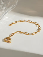 Chain Link Bracelet Women 18K Gold-Plated Stainless Steel Fashion Jewelry 2c5defd5-2391-4eee-8dee-60d90c5bbbff-Max Trendsi