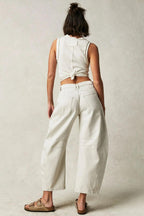 Wide Leg Jeans with Pockets Casual Denim Loose Pants 2c6d73ed-b2ed-4dfb-b1e2-f17b0527c9c9-Max Trendsi