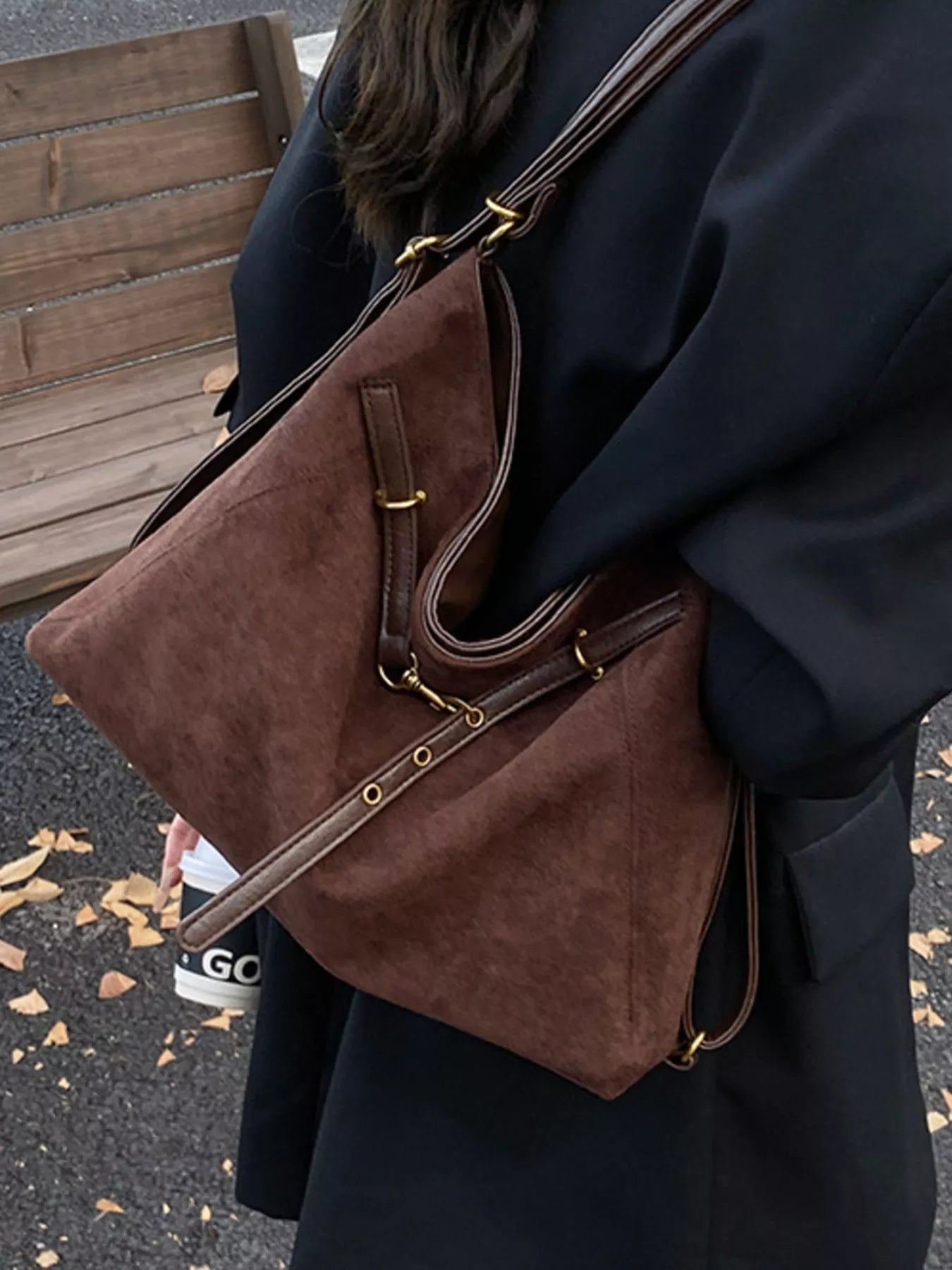 Womens Suede Tote Bag Large Handbag 2d2c5a34-45f9-46a7-91c0-2aad7646856d-Max-Origin Trendsi