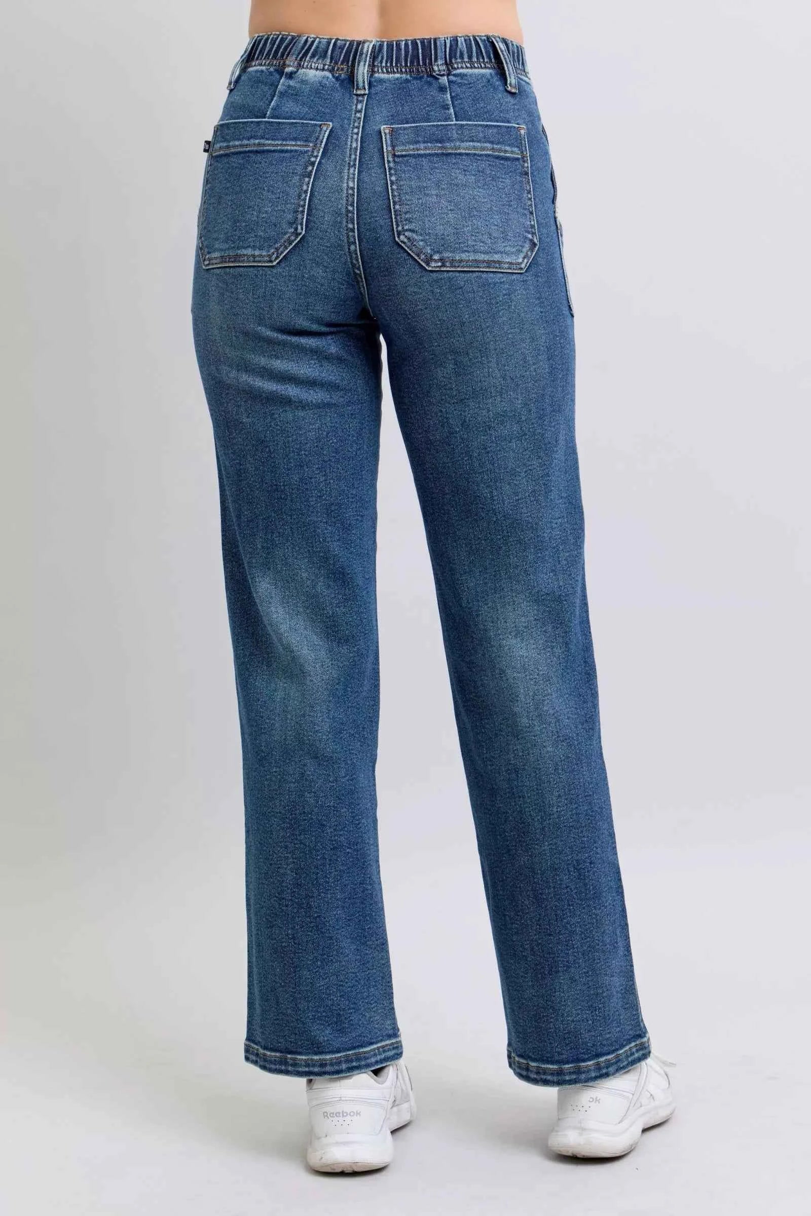 Judy Blue Straight Jeans Drawstring High Waist with Front Pockets 2e560ac9-0d17-4435-aa0f-8a0db4a8f321-Max-Origin Trendsi