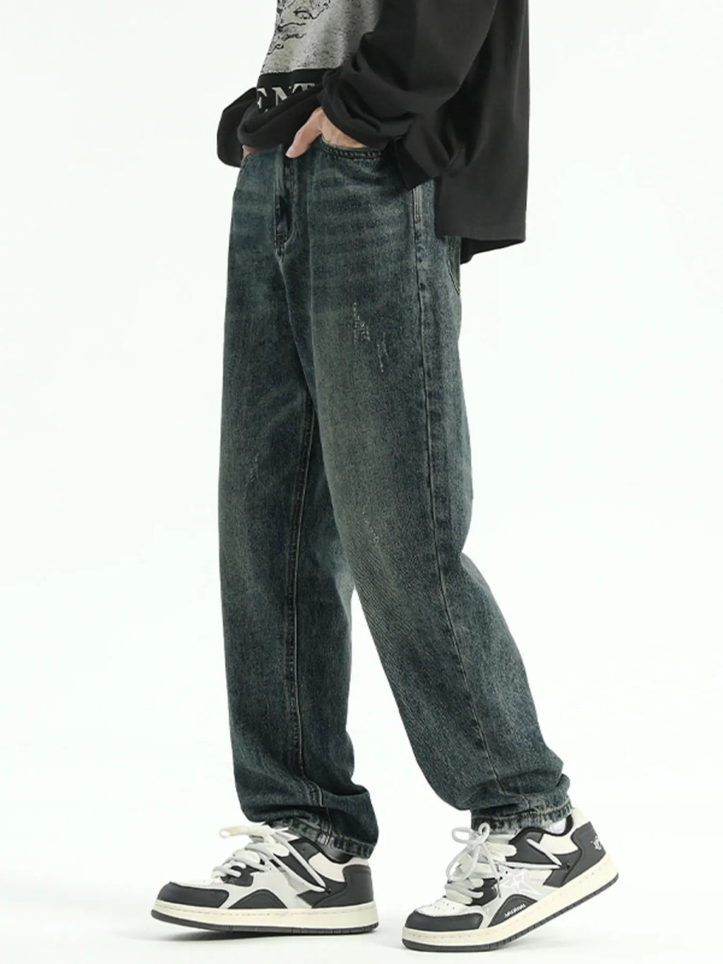 Men's Wide Leg Jeans Nostalgic Blue Washed Relaxed Fit Denim Pants 2eae60dd96e74cb0967c6f807d5cd954-Max-Origin Trendsi