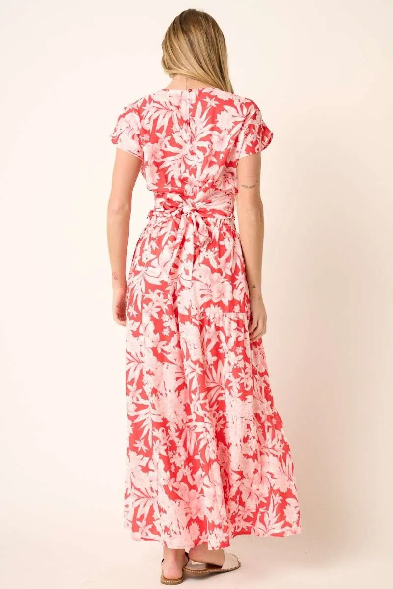 Mittoshop Top and Skirt Set Coral Tropical Print Ruffled Maxi Floral 2ec05256818d41f885b77f0c25b78d6b-Max-Origin Trendsi