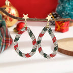 Christmas Women's Earrings Rhinestone Teardrop 18K Gold-Plated Jewelry Gold One Size 2efb0b4b-0e5f-40d2-9b20-d0c47ef6cbcb-Max-Origin Trendsi