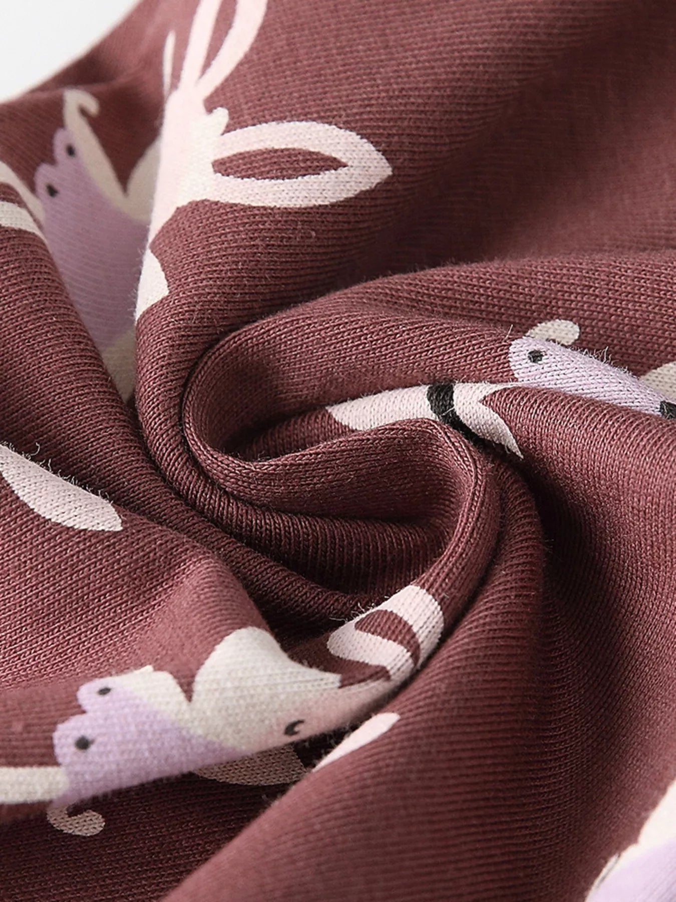 Girl's Set Brown Children's Printed Long Sleeve Top and Pants Set 2f0f0d31f20647a087039a2f97060070-Max-Origin Trendsi