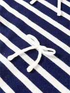 Women's Sweater Vest Navy Stripe Knitted Bow Decor Sleeveless Knit Top 2f1f7191e04e4594aee3fcf117a071cb-Max-Origin Trendsi