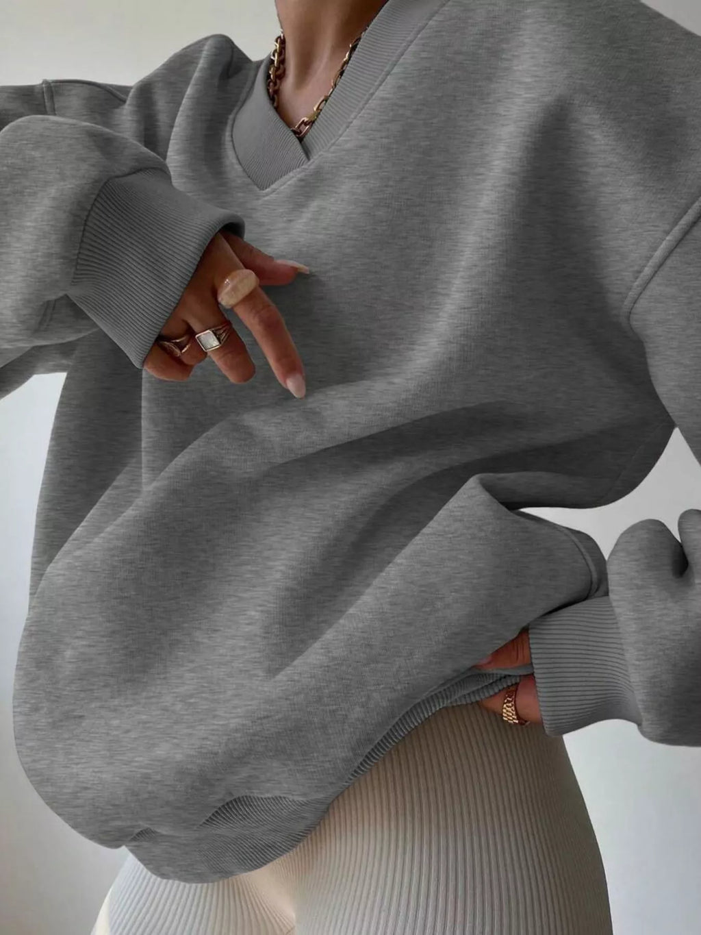 Women's Sweatshirt Dropped Shoulder Long Sleeve Oversized Pullover 2f59096ba1dd4d50acfa7194e5c49138-Max-Origin Trendsi