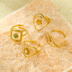 18K Gold-Plated Women's Rings Adjustable Open Ring Stainless Steel 2f7e5980-463e-4f2f-8774-d7b6ad081197-Max-Origin Trendsi
