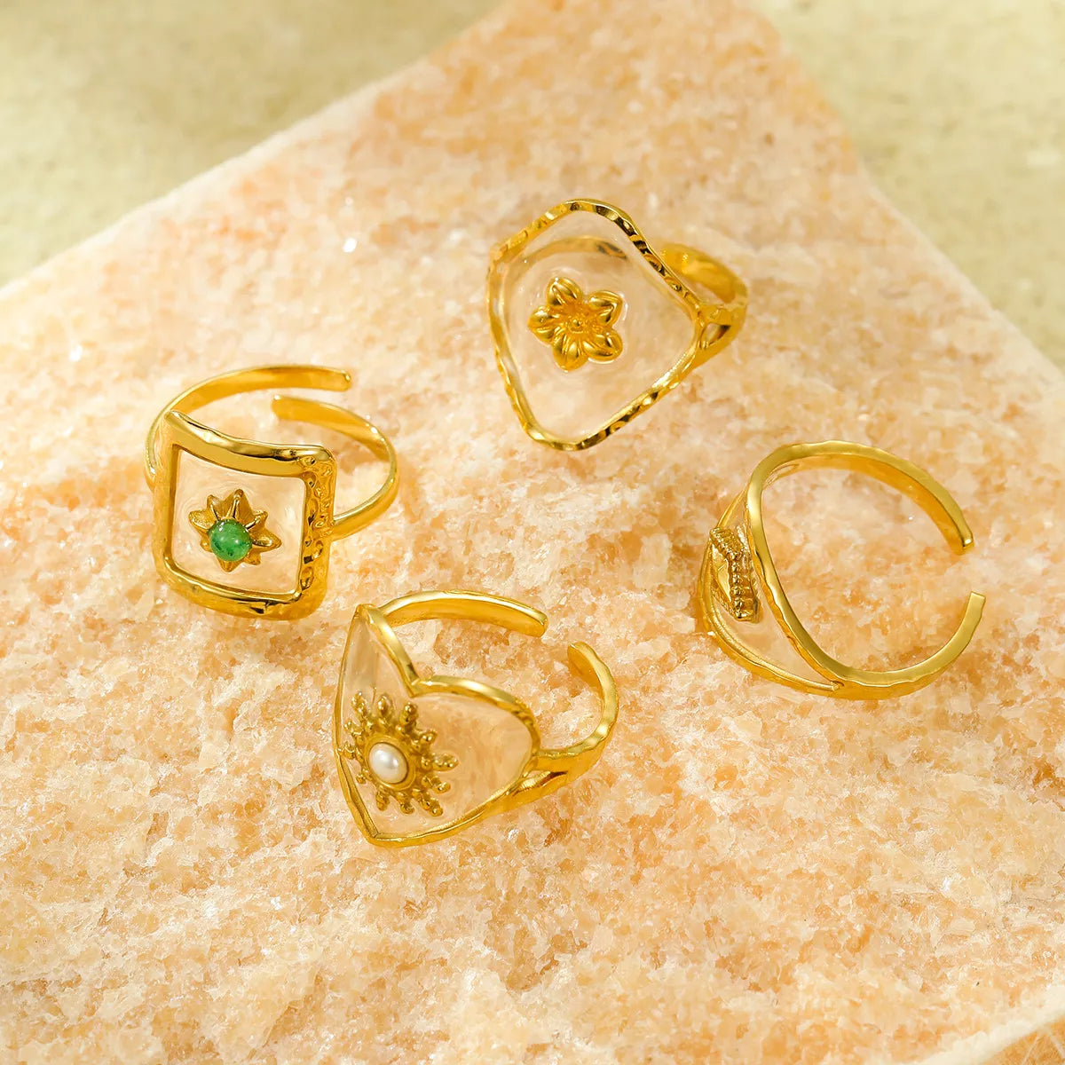 18K Gold-Plated Women's Rings Adjustable Open Ring Stainless Steel 2f7e5980-463e-4f2f-8774-d7b6ad081197-Max-Origin Trendsi