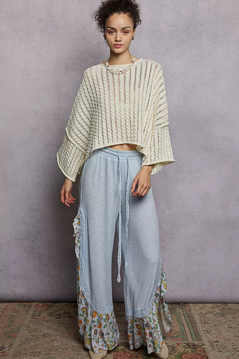 POL Cable-Knit Openwork Round Neck Cropped Sweater 307e884b-eefe-42fe-a202-bcb1bd9c048f-Max-Origin Trendsi
