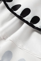 Women's White Tied Shorts Black Floral Printed High Waisted 309bc8ed-304c-469c-ae8f-da8fe7d8f0dd-Max-Origin Trendsi