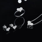 Murray Stud Earrings Silver Heart Moissanite Stone 925 Sterling Women Jewelry 30f02130-2d07-4bf5-b572-eaea429025b9-Max Trendsi