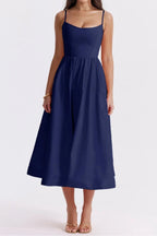Floral Midi Dress Spaghetti Strap Ruched Zipper High Waisted 324d16b3-9260-45fc-9ceb-3fcb70aff164-Max-Origin Trendsi