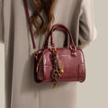 Vintage Style Barrel Crossbody Bag