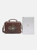 Steampunk Clockwork Design Crossbody Bag