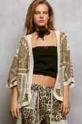 POL Crochet Cardigan Mocha Multi Open Front with Scalloped Edge MOCHA MULTI One Size 338b9ea9-085b-48cc-9c8f-144a67572c7a-Max-Origin Trendsi