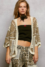 POL Crochet Cardigan Mocha Multi Open Front with Scalloped Edge MOCHA MULTI One Size 338b9ea9-085b-48cc-9c8f-144a67572c7a-Max-Origin Trendsi