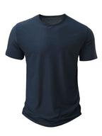 Men's Full-Size Breathable Quick-Dry Active T-Shirt with Plus Sizes