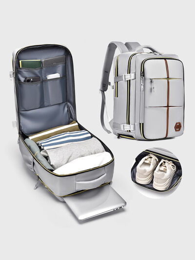 Large Backpack Oxford Cloth Multifunctional Quilted Plaid Travel Rucksack 33ad5f6a-b42f-4837-bb0e-dd2e70bb399f-Min Trendsi