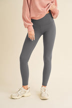 Yelete USA Leggings Women Gray Fleece Lined High Waisted Stretchy Gray 33cf3d74-27e7-4d06-8989-b463dd5ee8e3-Max Trendsi