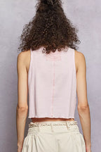 POL Cropped Tank Top Pink Blush Ribbed Round Neck with Lace Detail 342af2ac-168e-4dcf-a12a-a9a8b3286383-Max-Origin Trendsi
