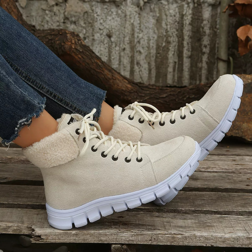 Lace Up Round Toe Boots 348e6cda-0a64-41fc-a558-c955dbf89ebf-Max-Origin Trendsi