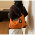 Travel Duffel Bag Large Portable Lightweight Fashionable Oxford Fabric Handbag