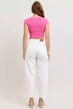Judy Blue White Barrel Jeans High-Waisted Rigid Magic Panel Denim Pants 34b583d5-afbb-4310-96af-822afb97fc96-Max-Origin Trendsi