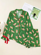 Womens Christmas Lounge Set Nutcracker Button Up Top and Shorts 36096d68-29c5-4ace-ab65-ea3cf1a9b46f-Max-Origin Trendsi