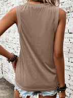 Women's Tank Top Western Sequin Cow Boy V-Neck Sleeveless Blouse 361474dd-53d2-4c4a-898c-4647e8032216-Max-Origin Trendsi