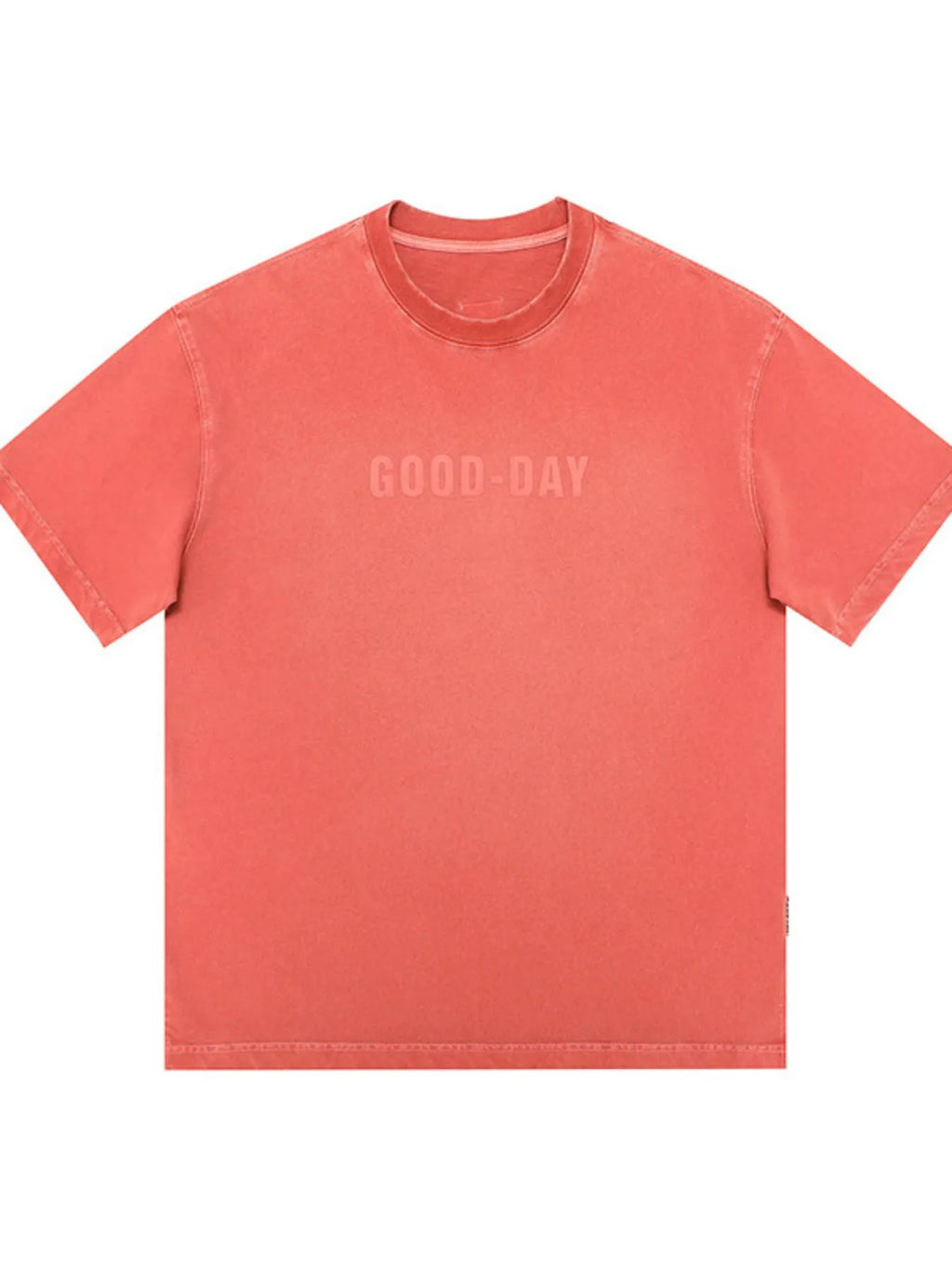 Men's Cotton T-Shirt Basic Style Round Neck Good Day Print Short Sleeve Top 36684c09-551d-4f4b-b0f1-911456ae61ad-Max-Origin Trendsi