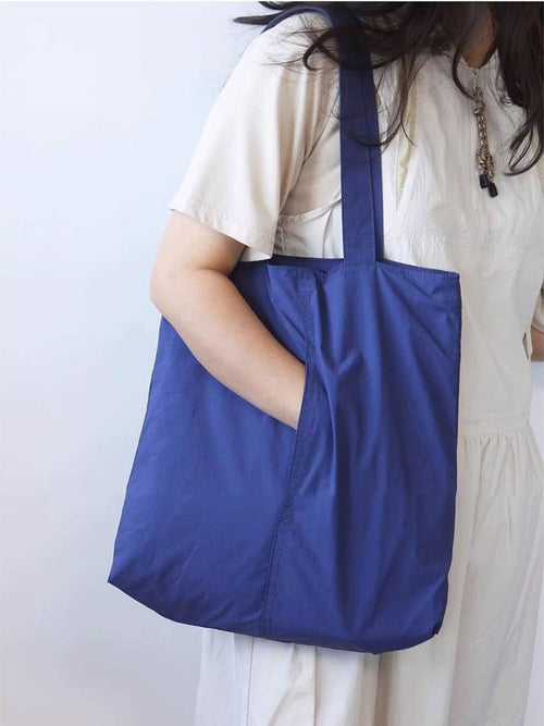 Casual Lightweight Nylon Shoulder Bag, Large Size