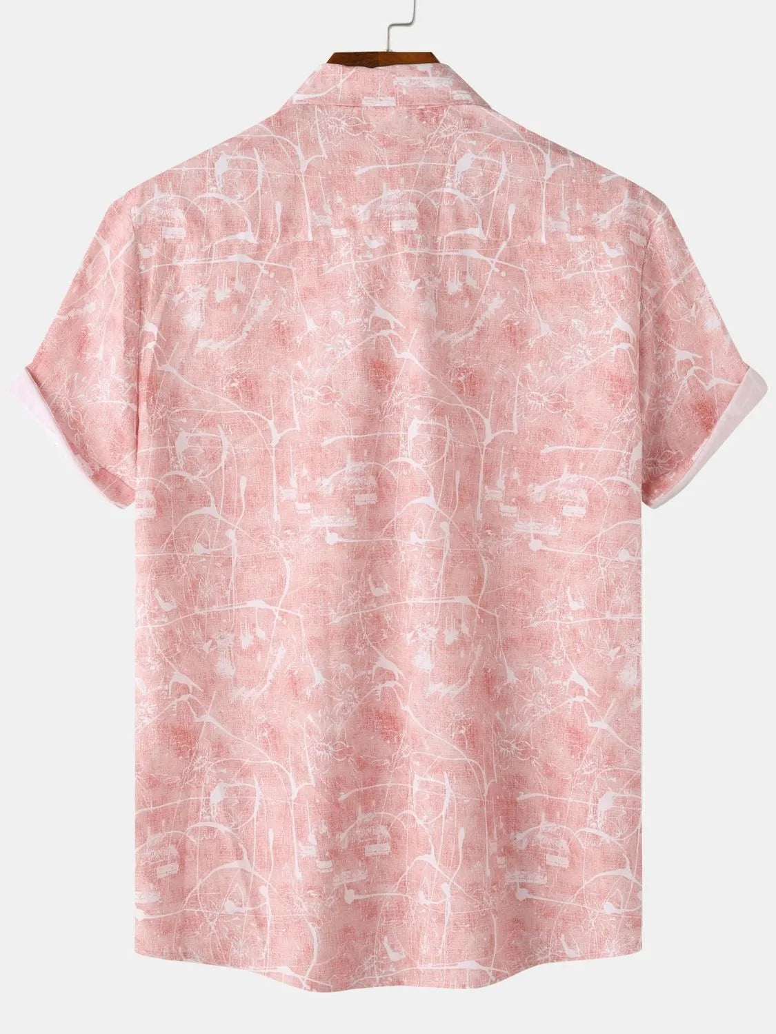 Men's Shirt Abstract Printed Lightweight Short Sleeve Casual Short Sleeve Top 371b7c55-55c1-47f1-9cb7-d1e6fefadc63-Max-Origin Trendsi