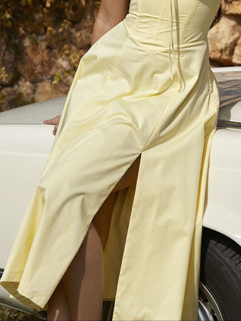 Midi Cami Dress Side Slit Sweetheart Tied Neck Floral with Straps S-3XL 37647873-2a99-42c0-ab2c-d5553af200e8-Max-Origin Trendsi