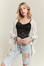 ADORA Crochet Cardigan Cotton White Floral Leaf Pattern Long Sleeve 37a0176099b54f4e8775722c25bf7ae7-Max-Origin Trendsi