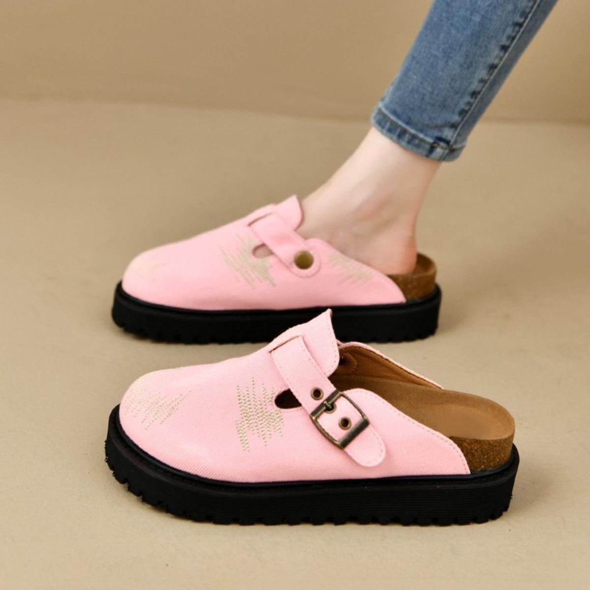 Loafers Suede Round Toe Platform Shoes 37b45c9a-9591-490f-863f-776f6b18342c-Max Trendsi
