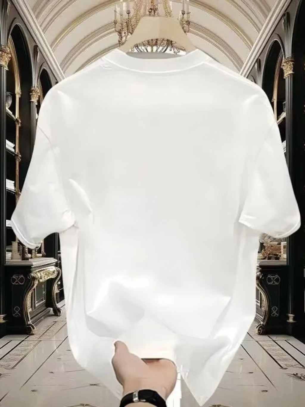 Men's Cotton T-Shirt Positive Letter Round Neck Short Sleeve Plus Size S-5XL 37bea33b73ad46088afc9bdcedd1e43f-Max-Origin Trendsi