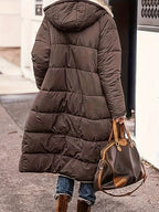 Padded Women Long Coat Plus Size Zip Up Sherpa Fur Lined Hooded Quilted 37cd999f-fc26-4398-9fe8-42b7377e9afb-Max Trendsi