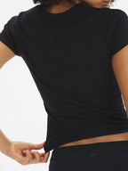 Women T-Shirt Graphic Glass Print Cotton Blend Round Neck Short Sleeve Top 37f38e5e-c470-4001-af50-dfbb802e6e11-Max Trendsi