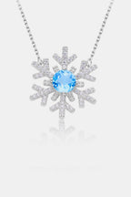 Murray Chain Necklace Blue Topaz Snowflake Shape 925 Sterling Silver Jewelry 38c52fd0-191a-4a1c-843d-ca5d978ed3e8-Max Trendsi